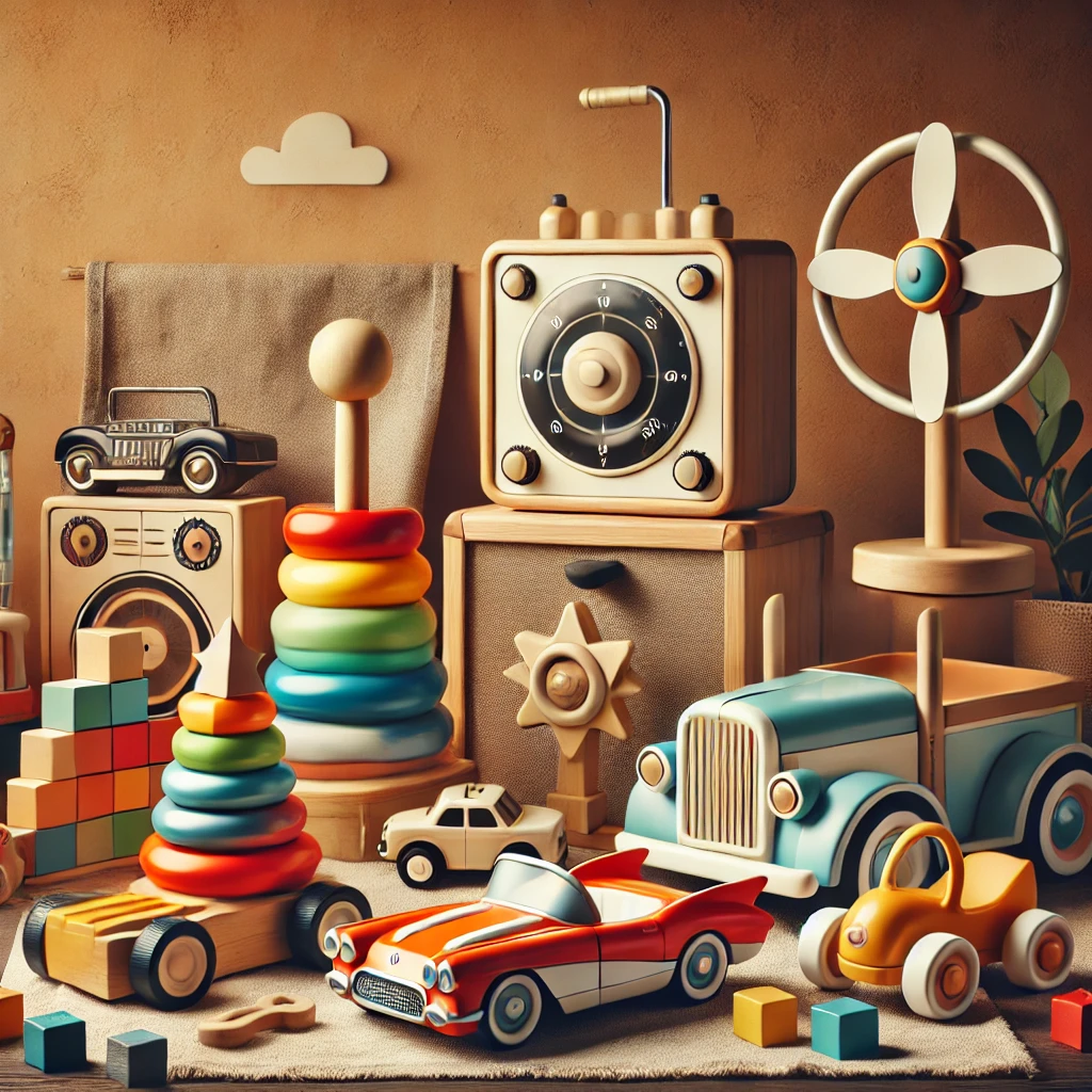 Retro-inspired toys for modern kids